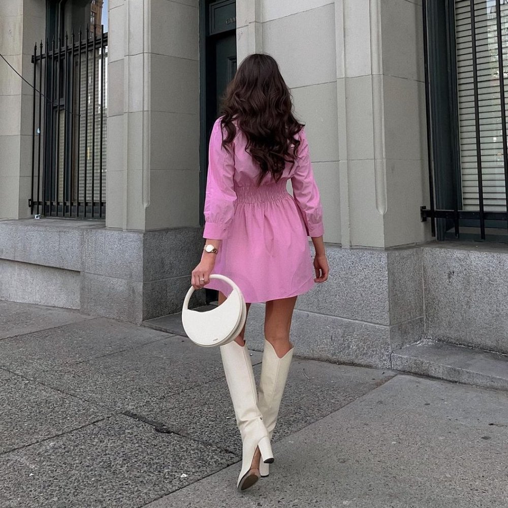 BLOGGER'S FAVE! Zara Barbie Pink Short Dress NWT - Picture 16 of 16